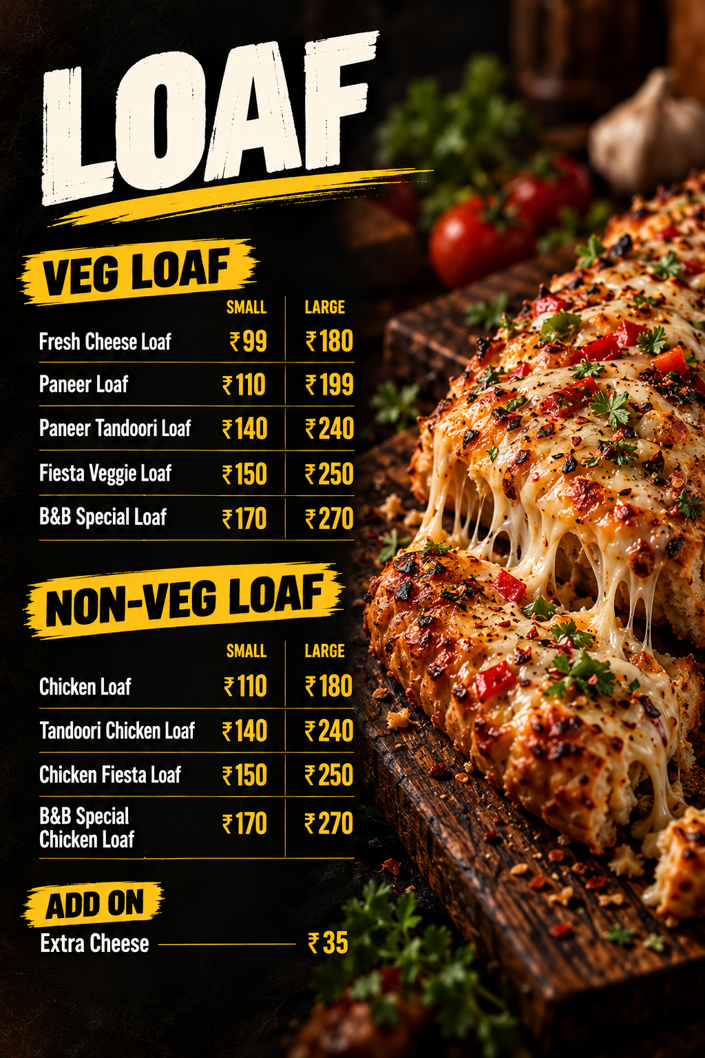 Loaf Menu